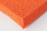 Orange Open Cell Sponge Sheet